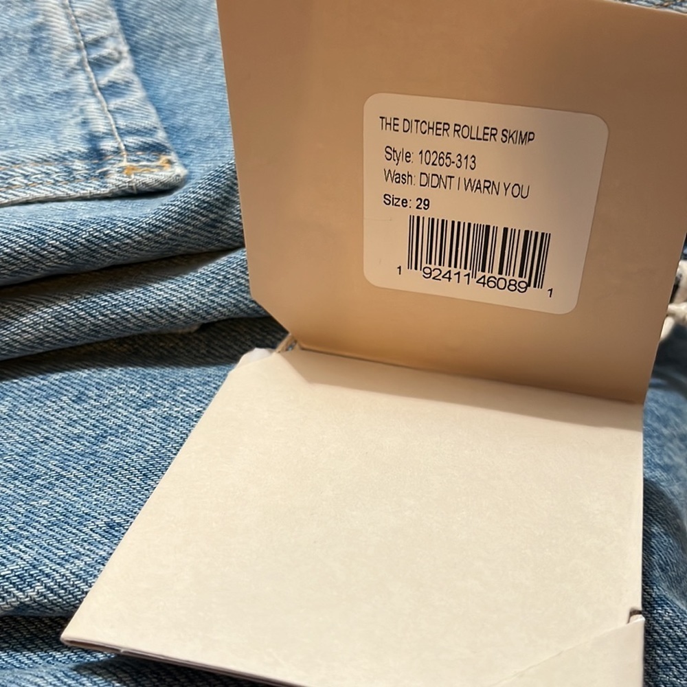 Mother The Ditcher Roller Skimp Size 29 NWT - Picture 6 of 14